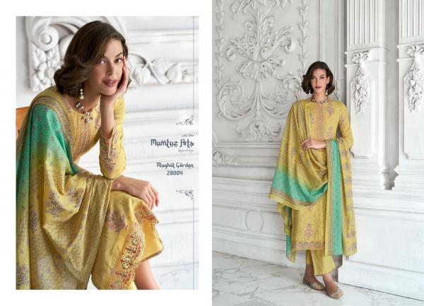 Mumtaz Mughal Garden Cotton Designer Dress Material Collection